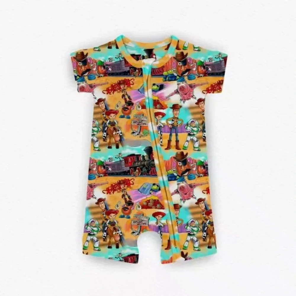 Serial Bamboo Railroad Friends 3/6M Shortie NWT